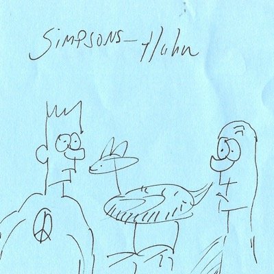 Simpsons Huhn