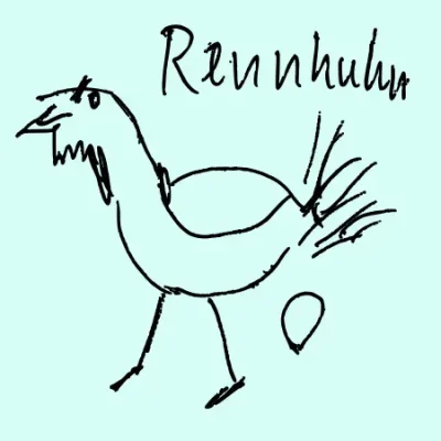 Rennhuhn Kischian Klunkerkranich