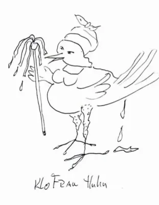Klofrauhuhn